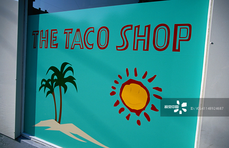 墨西哥塔可商店门面图片素材