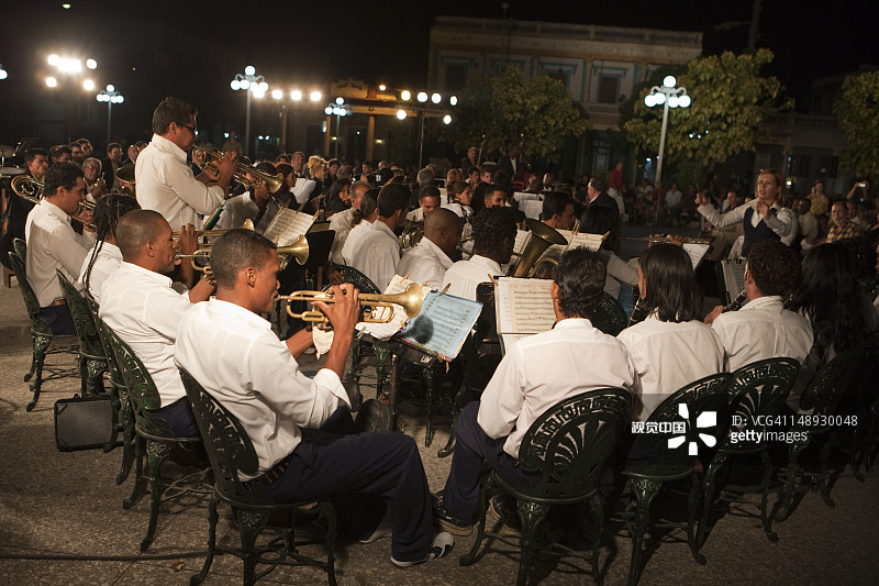 卡利斯托·加西亚广场晚间音乐会图片素材