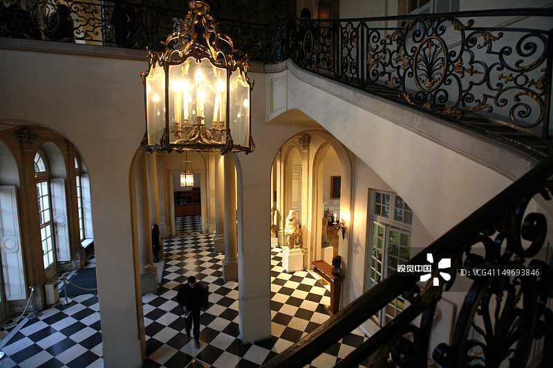 罗丹博物馆内部图片素材