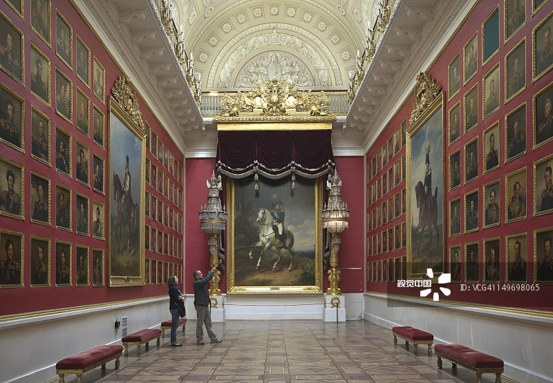 冬宫的1812年画廊图片素材