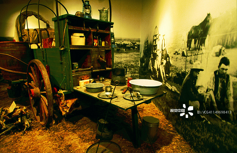 查克旅行车展示，美国夸特马博物馆图片素材