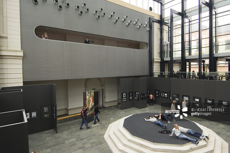 国家美术馆的室内大堂图片素材