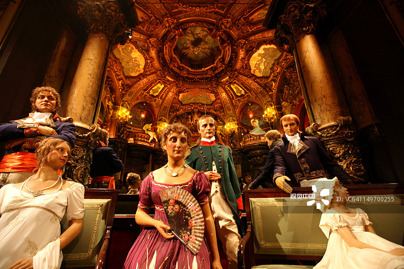 格雷万蜡像馆的拿破仑家族蜡像图片素材