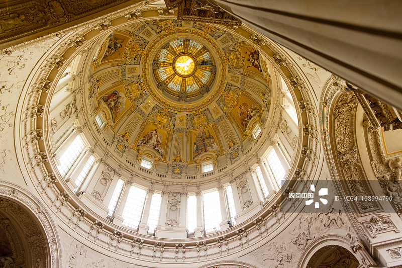 柏林大教堂内部图片素材