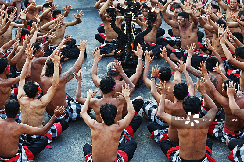 乌鲁瓦图寺的Kecak表演图片素材