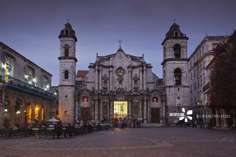 古巴哈瓦那旧城图片素材