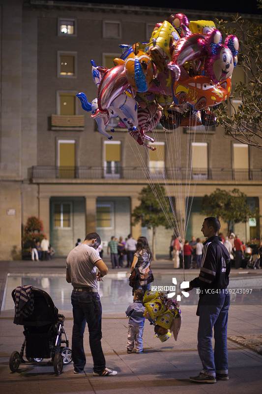 西班牙阿拉贡自治区萨拉戈萨省萨拉戈萨图片素材