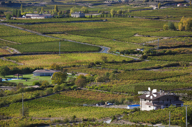 西班牙巴斯克地区，里奥哈区域图片素材