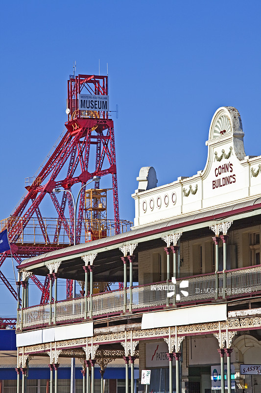 卡尔古利的历史建筑，西澳大利亚州图片素材