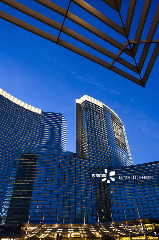 美国内华达州拉斯维加斯城市中心安可酒店图片素材