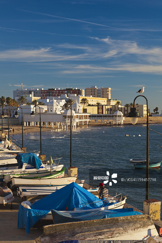 西班牙安达卢西亚自治区加的斯省图片素材