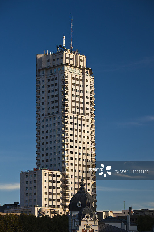 西班牙马德里市中心西班牙广场图片素材