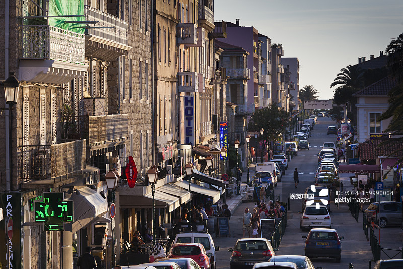 南科西嘉岛城镇风貌图片素材