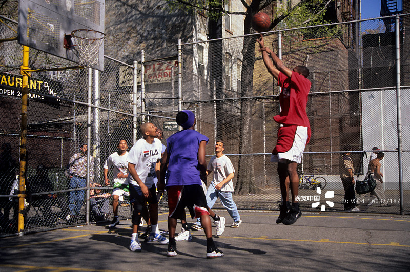 休斯顿街篮球场图片素材