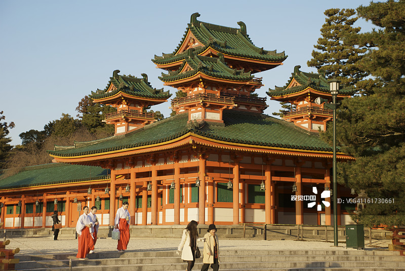 平安神宫的苍龙楼图片素材