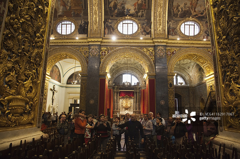 马耳他瓦莱塔室内细节图片素材
