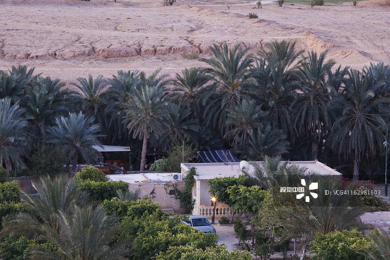 突尼斯，托泽尔城镇风光图片素材