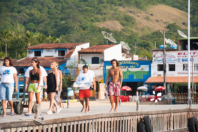 安格拉杜斯雷斯，大岛港口城市图片素材