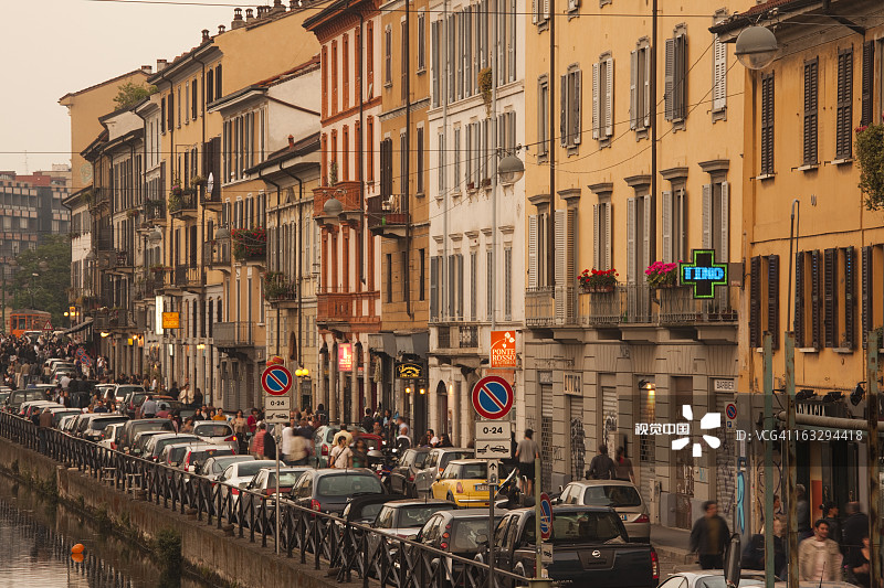 意大利伦巴第城镇细节图片素材
