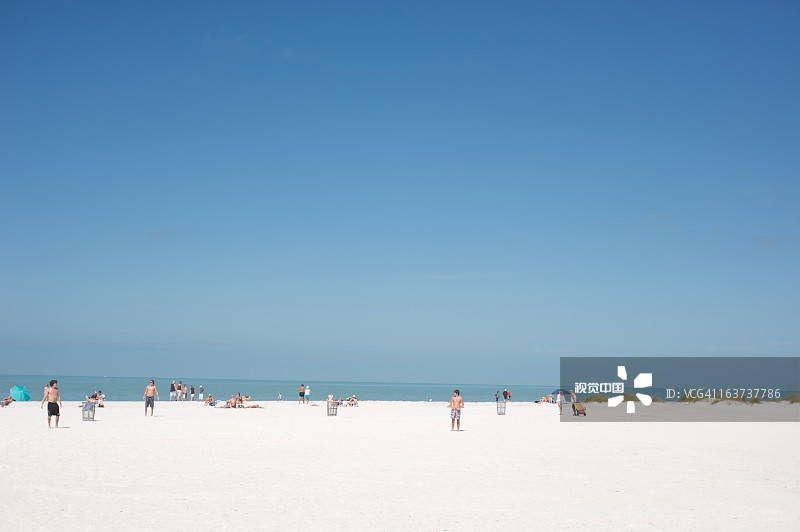 白色沙滩图片素材