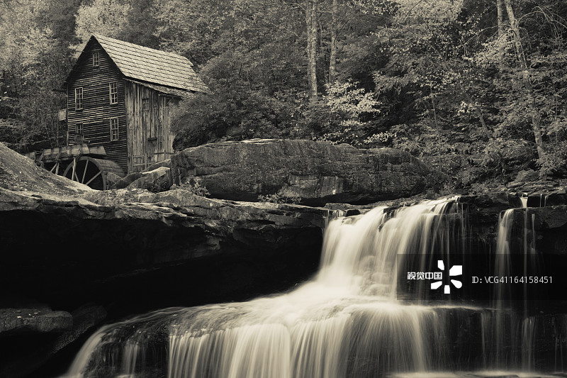 西弗吉尼亚州悬崖顶外部景观图片素材