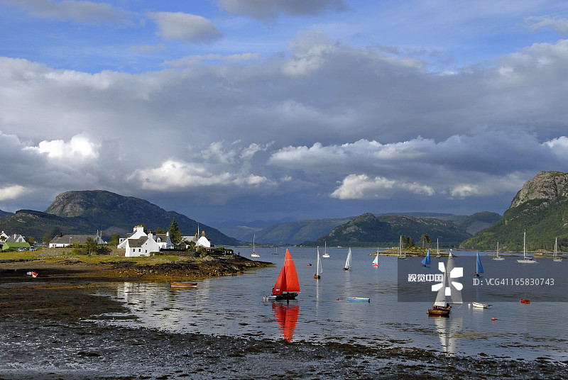 普洛克顿的船帆图片素材