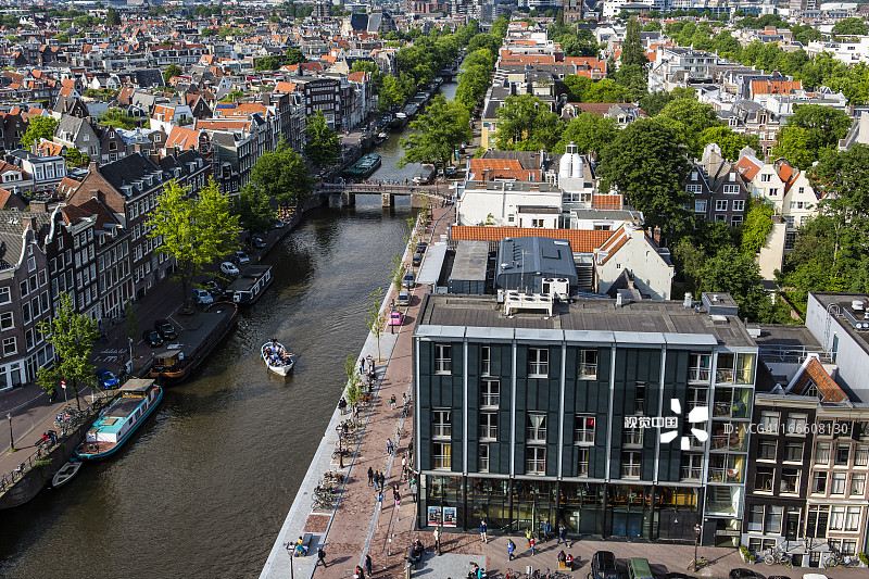 安妮·弗兰克故居和王子运河图片素材