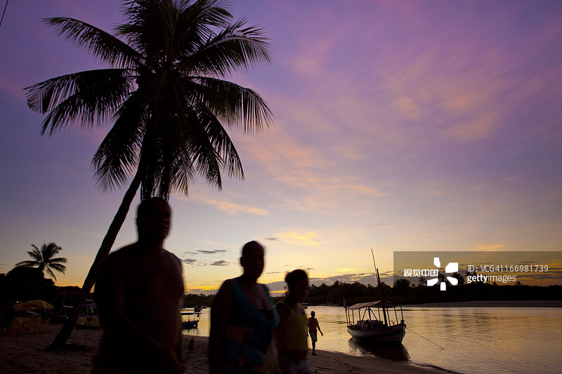 巴西博伊佩巴Boca da Barra海滩图片素材