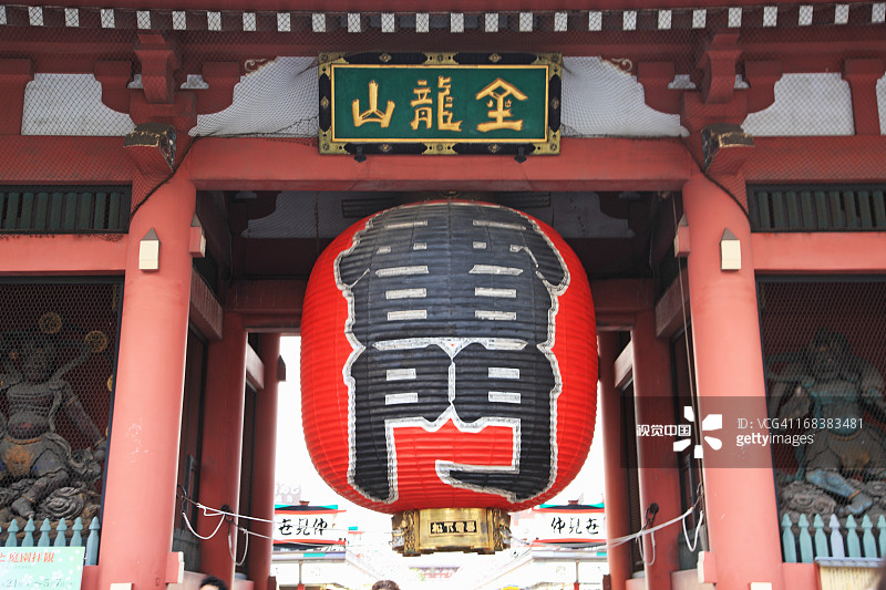 日本东京浅草寺图片素材