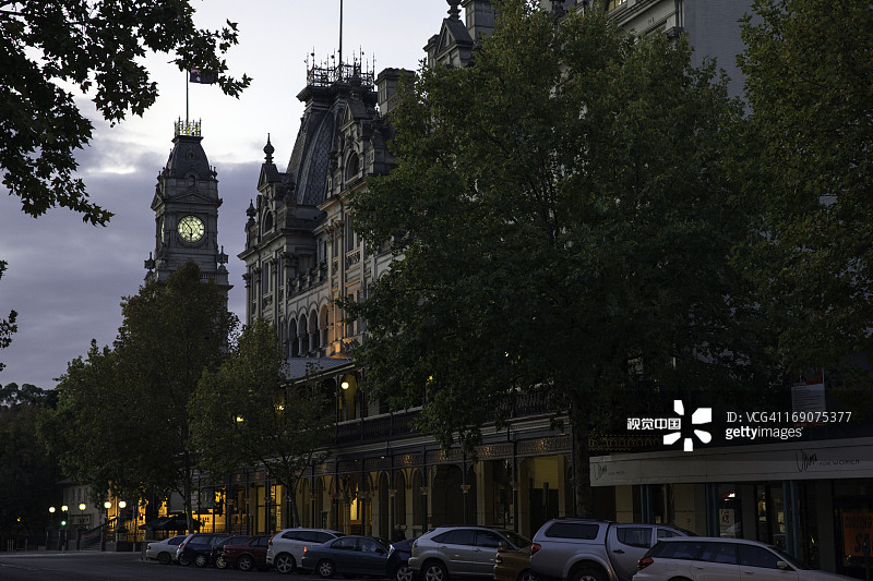 本迪戈的历史建筑图片素材