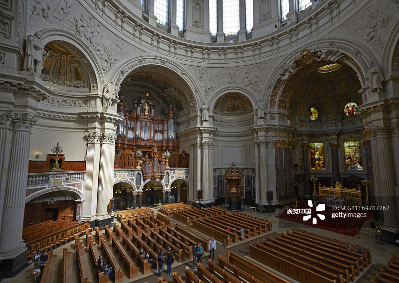 柏林大教堂内部图片素材