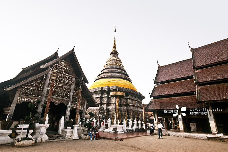 泰国哈里奔猜寺图片素材