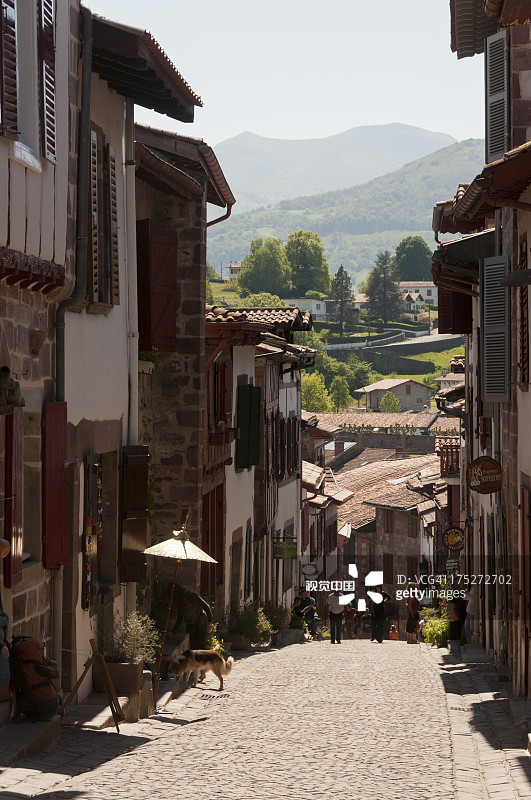 圣让-皮耶德波尔街景图片素材