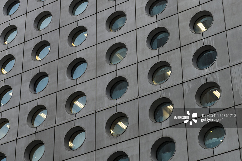 香港摩天大楼局部特写图片素材