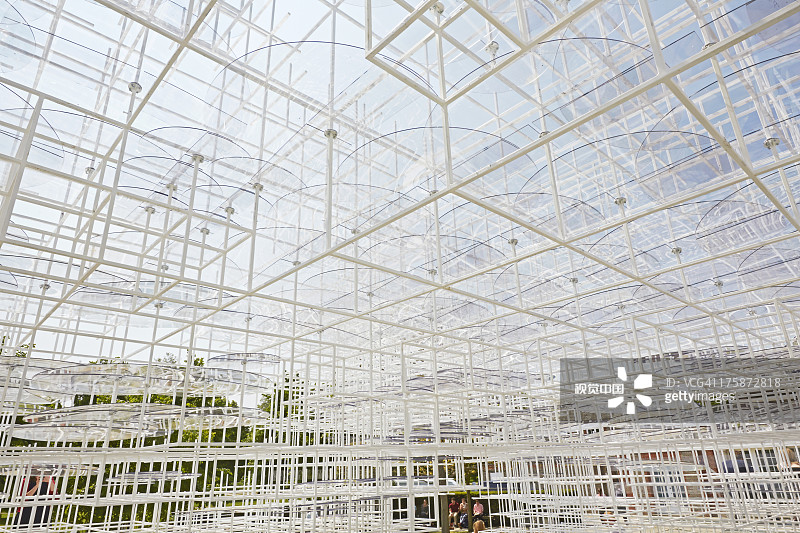 蛇形画廊展馆图片素材