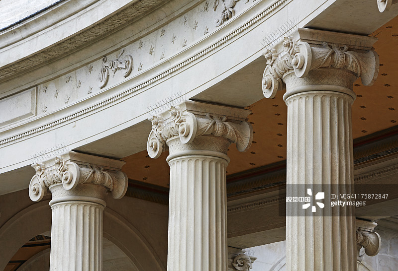 隆尚宫的柱子图片素材