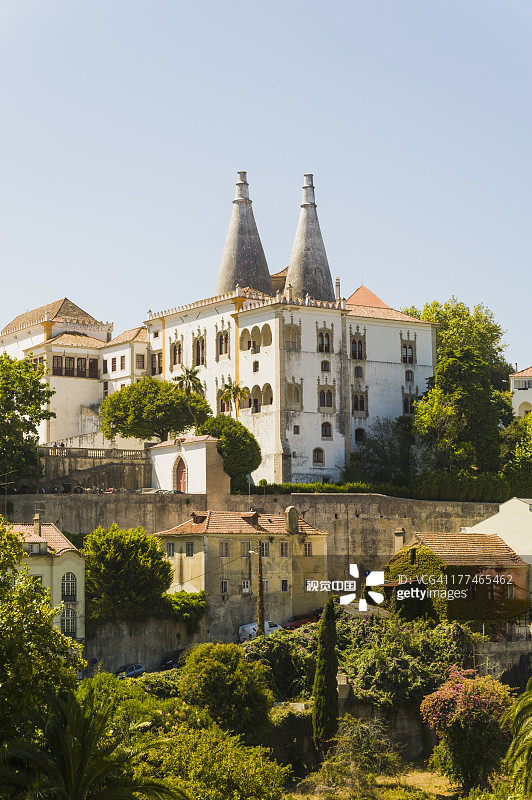 葡萄牙辛特拉国家宫殿图片素材