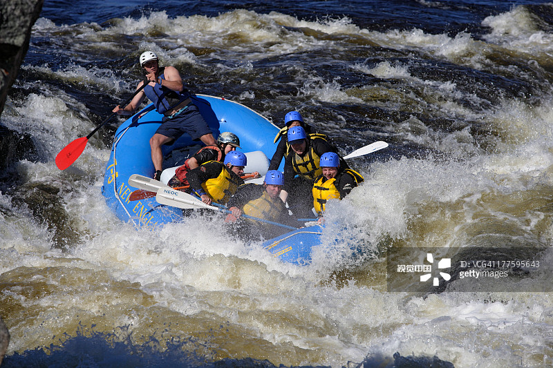 佩诺布斯科特河漂流图片素材