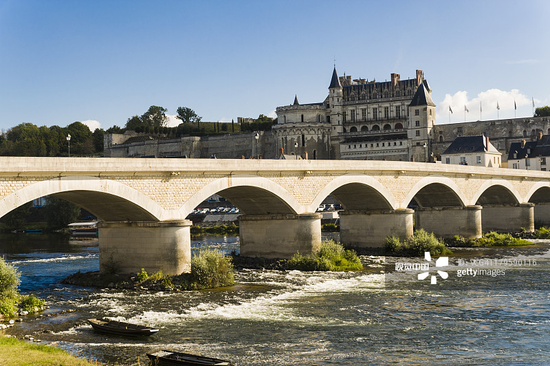 法国卢瓦尔河谷昂布瓦兹城堡图片素材