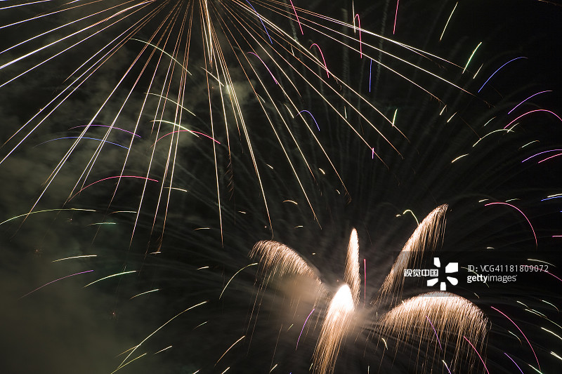 Strand- und Heimatfest节日的烟花图片素材