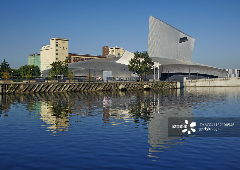 曼彻斯特中午时分的天际线图片素材