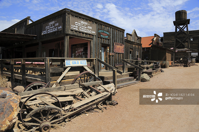 戈德菲尔德鬼镇图片素材