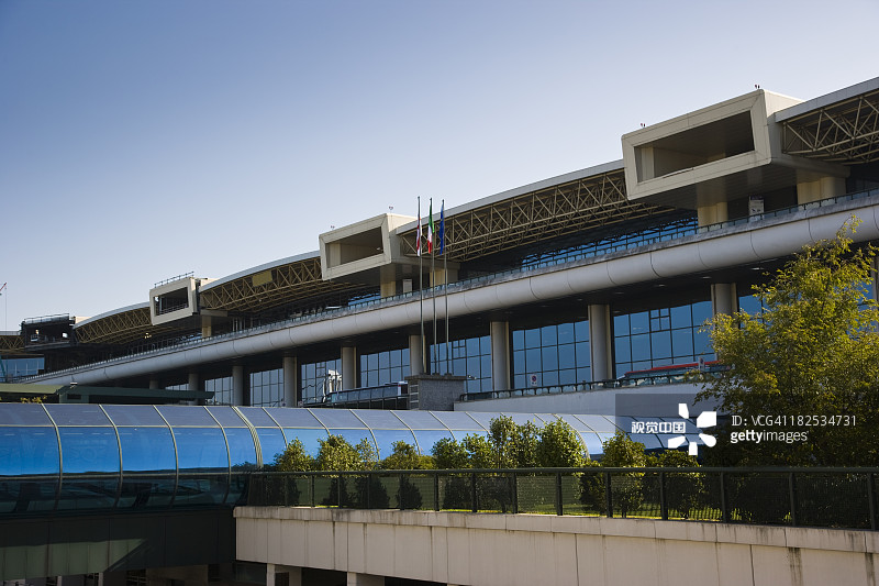 意大利米兰马尔彭萨机场图片素材