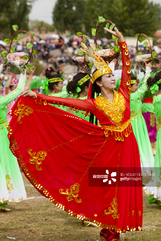 哈萨克斯坦女人图片素材