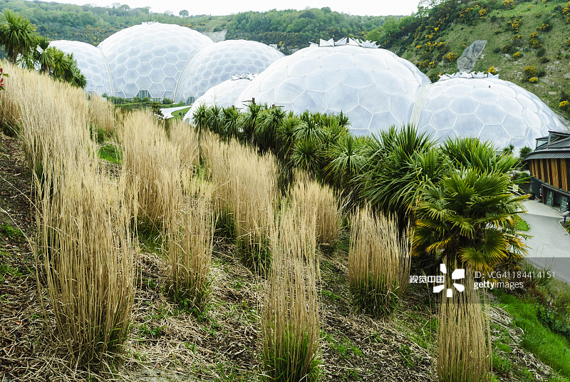 英国康沃尔郡的伊甸园项目图片素材