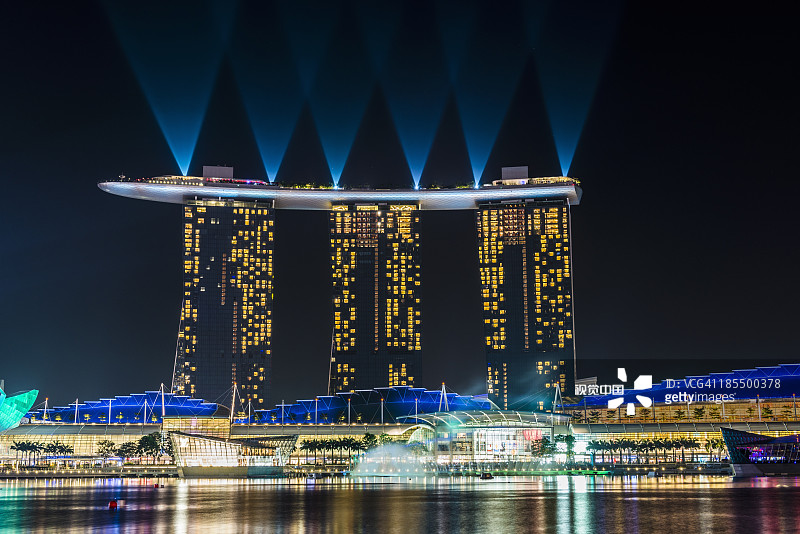 新加坡滨海湾金沙酒店图片素材