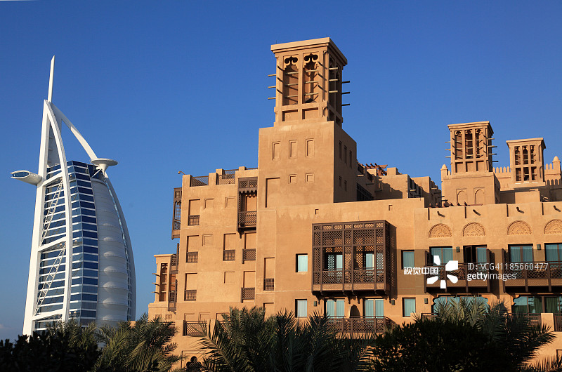 阿拉伯塔酒店与朱美拉古城图片素材