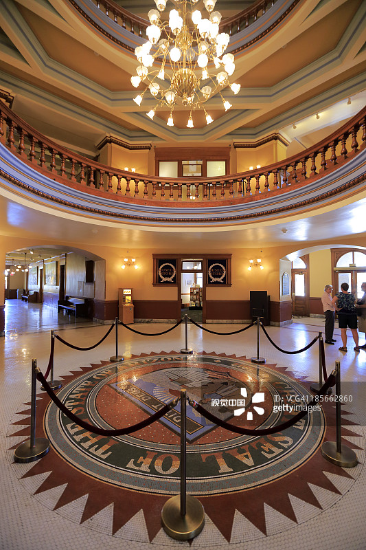 亚利桑那州议会大厦旧址内景图片素材