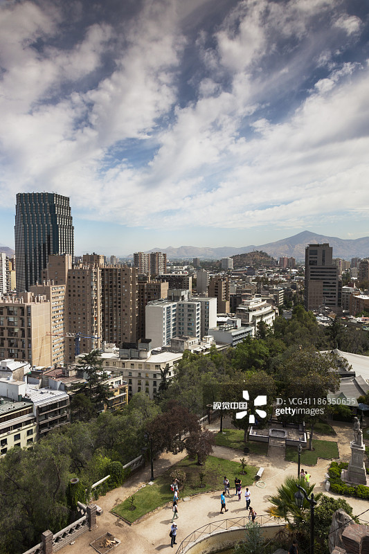 圣地亚哥城市景观图片素材