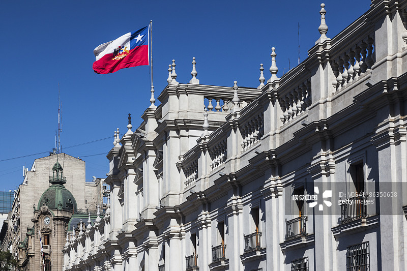圣地亚哥总统府图片素材